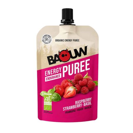 Bio-Energie-Kompott Baouw – Himbeere, Erdbeere, Basilikum