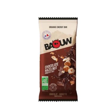 Baouw Extra organic energy bar - Chocolate, hazelnut