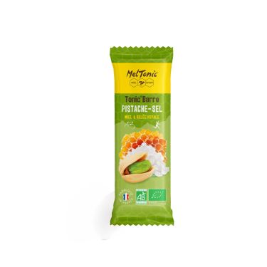 Barretta energetica salata bio Meltonic - Miele, pistacchi, fiore di sale di Guérande