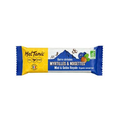 Bio-Getreideriegel Meltonic - Heidelbeeren, Haselnüsse