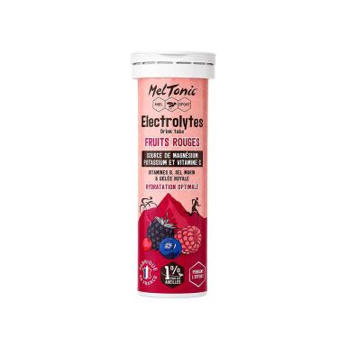 Tubo di pastiglie elettrolitiche Meltonic - Frutti rossi 