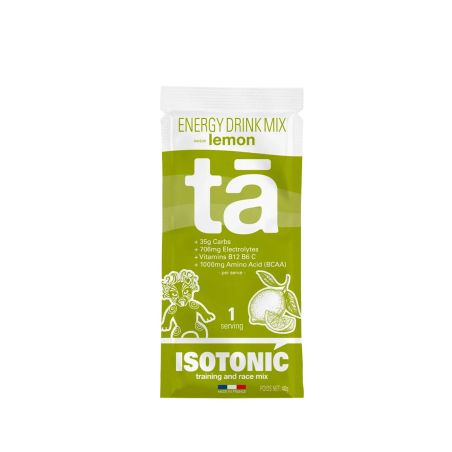 TA Energy Drink Mix -energiajuoma - Sitruuna - 40 g