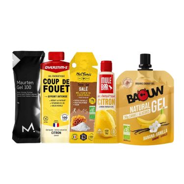 Selectie - 5 bestverkochte producten - Energiegels