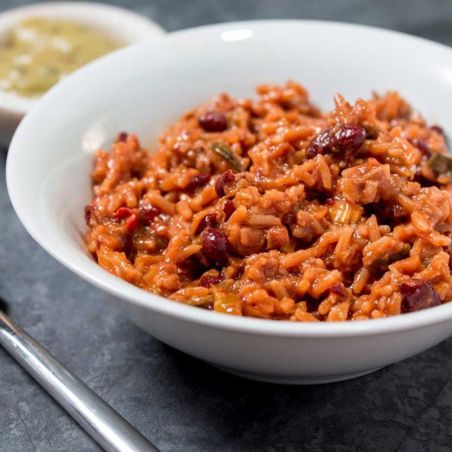 Chipotle chili, groenten en rijst - 25 jaar