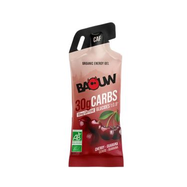 Ekologiczny żel energetyczny Baouw - Wiśnia, guarana z kofeiną - Saszetka 44 g