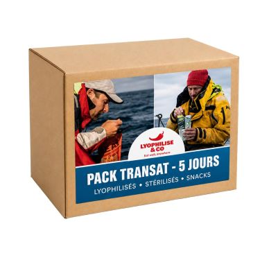 Pack Transat – 5 Days – Freeze-dried and Sterilised with Snacks