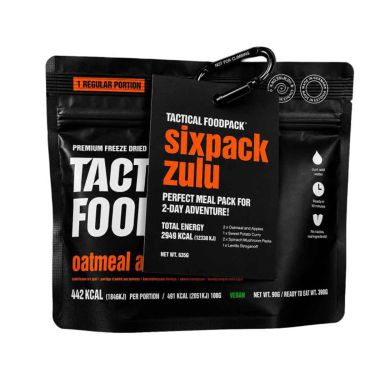 Paket med 6 vegetariska frystorkade måltider Tactical Foodpack - Zulu