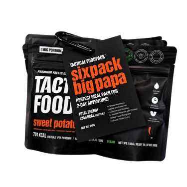 Pack of 6 Tactical Foodpack freeze dried meals - Big Papa