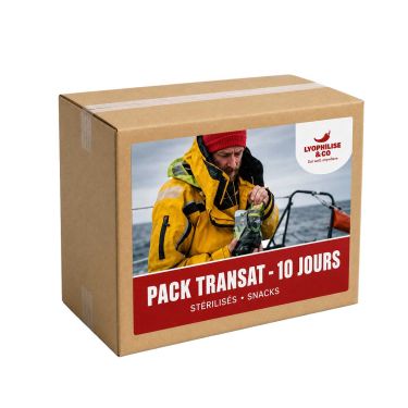 Pack Transat - 10 jours - Stérilisés avec snacks