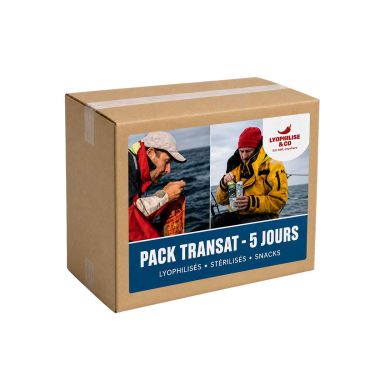Pack Transat - 5 jours - Lyophilisés et stérilisés avec snacks