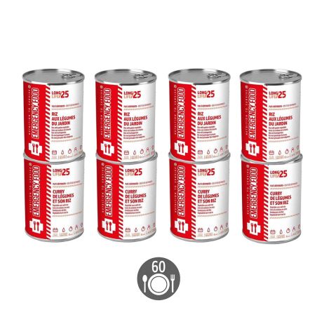 Pack 15-Day Survival - 30 Meals - 25-Year Storage