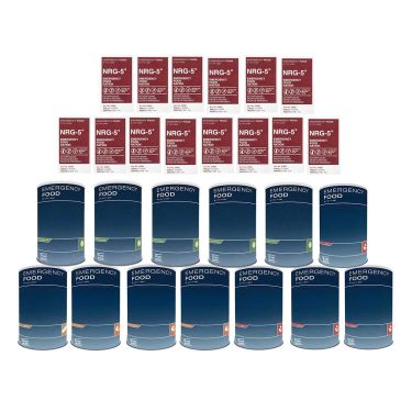 Pack Survie 1 mois - Repas, Rations compactes - Stockage 15 ans