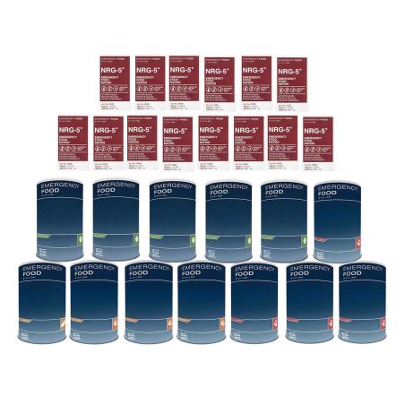 Pack Survie 1 mois - Repas, Rations compactes - Stockage 15 ans