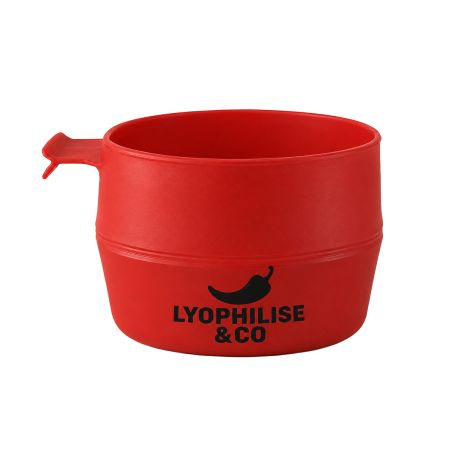 Sammenklappelig rød skål - Fold-A-Cup Big - 0,6 L