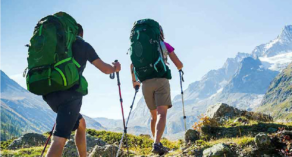Guide des tailles Osprey - Sacs à dos homme & femme